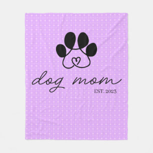Manta Polar  dog mom customizable lilac