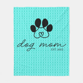 Manta Polar  dog mom customizable mint green