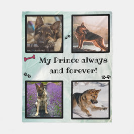 Manta Polar Dog photo collage green memorial