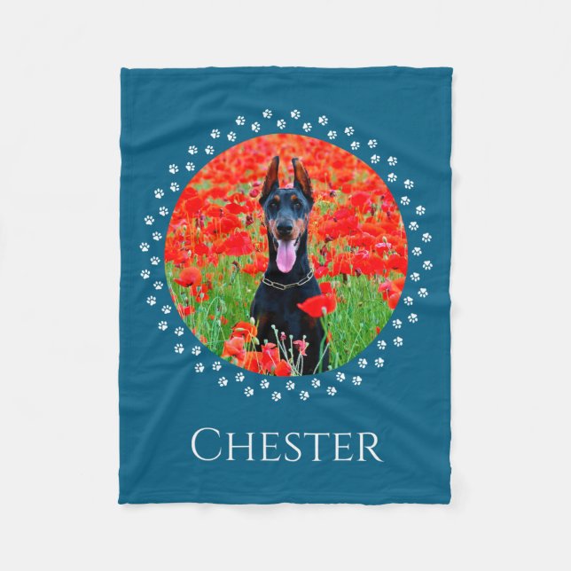 Manta Polar Dog Photo Shirt D Pet Gift  (Anverso)