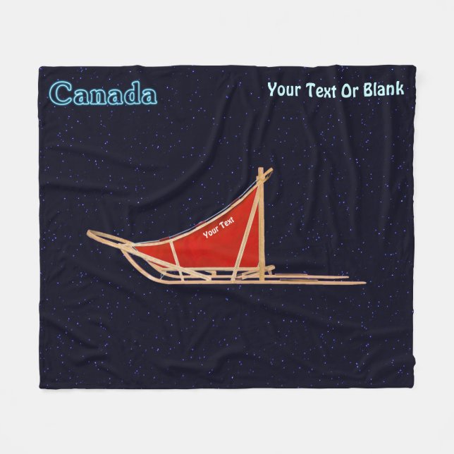 Manta Polar Dog Sled - Canadá (Frente (Horizontal))