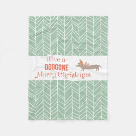 Manta Polar Doggone Merry Christmas