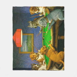 Manta Polar Dogs Playing Snooker Billiards Fun Spoof