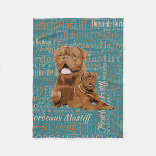 Manta Polar Dogue de Bordeaux - mastín francés