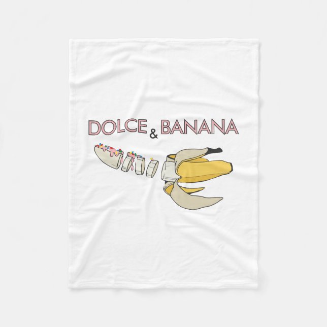 Manta Polar Dolce & Banana (Anverso)