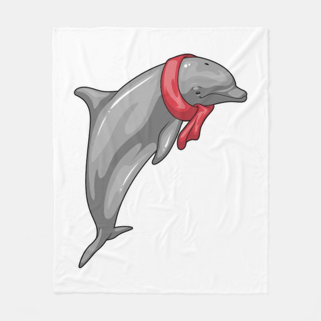 Manta Polar Dolphin Scarf (Anverso)