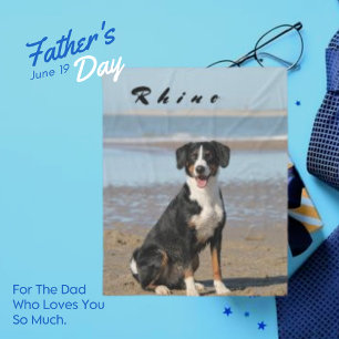 Manta Polar Doméstico de la playa de perro negro Sherpa Blanke