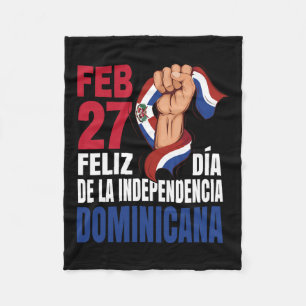 Manta Polar Dominicana - Día de la Independencia Dominicana