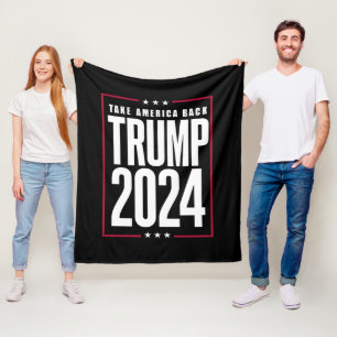 Manta Polar Donald Trump 2024 Recuperar América Elección