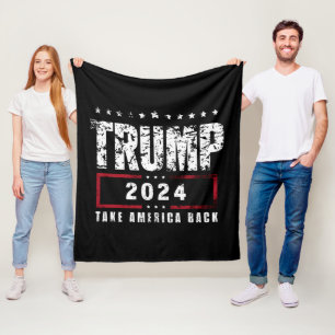 Manta Polar Donald Trump 2024 Recuperemos América Elecciones 