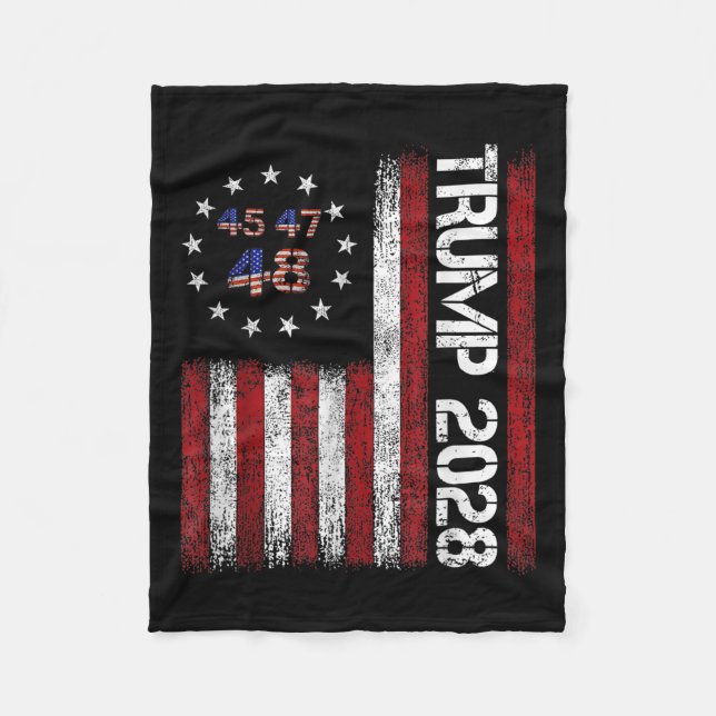 Manta Polar Donald Trump 2028 Trump 45 47 (Anverso)