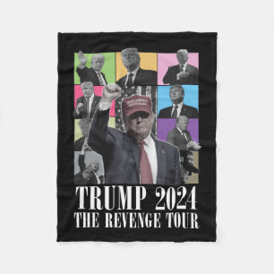 Manta Polar Donald Trump El Tour De La Venganza 2024 Para Homb