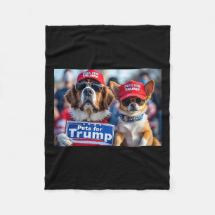 Manta Polar Donald Trump hace que los perros vuelvan a estar s