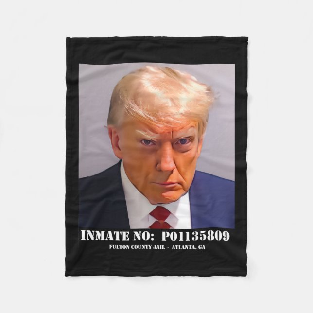 Manta Polar Donald Trump Mug Shot (Anverso)