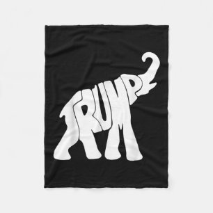 Manta Polar Donald Trump, un elefante republicano que apoya a 