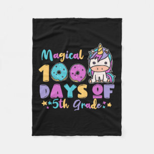 Manta Polar Donas Mágicas de Unicornio Adorable 100 Días de 5t