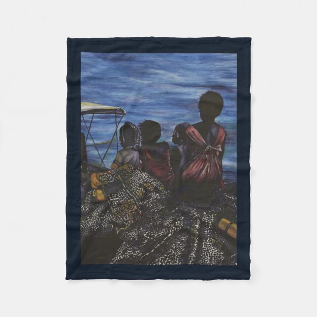 Manta Polar ¿Dónde está papá? Isla Harbour (Anverso)