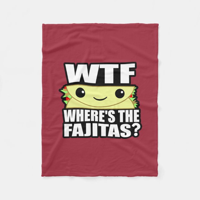 Manta Polar Donde están los Fajitas (Anverso)