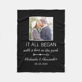 Manta Polar Donde todo empezó foto de parejas personalizadas