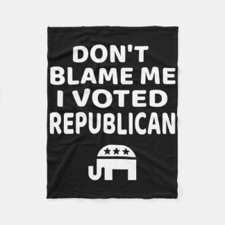 Manta Polar Don't Blame Me I Voted Republican