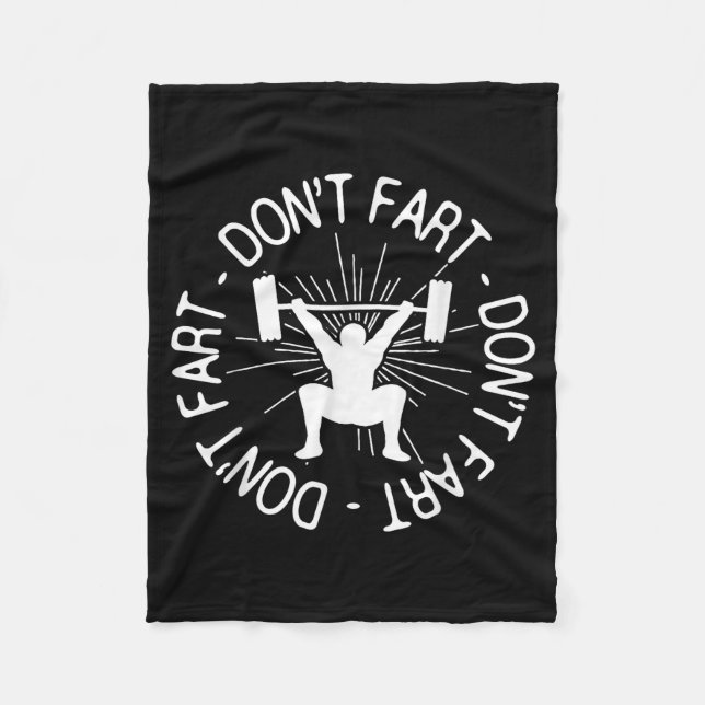 Manta Polar Dont Far Funny Fitness Gym Gift  (Anverso)