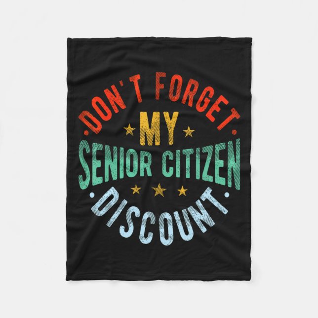 Manta Polar Dont Forget My Senior Old People Grand  (Anverso)