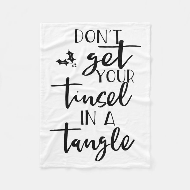 Manta Polar Dont Get Your Tinsel In A Tangle - Funny Slogan  (Anverso)