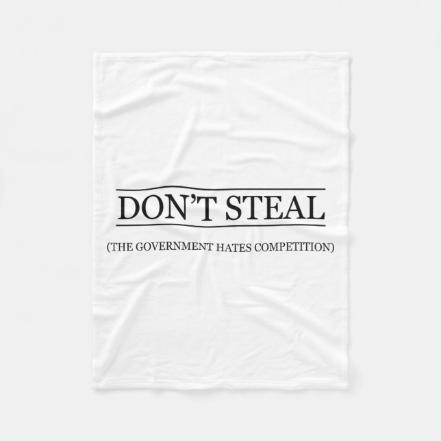 Manta Polar Don't Steal - The Government Hates The Competition (Anverso)