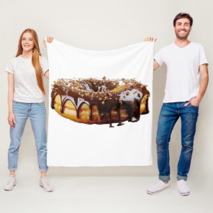 Manta Polar Donut decadente de SlipperyJoe's cubierto con un g