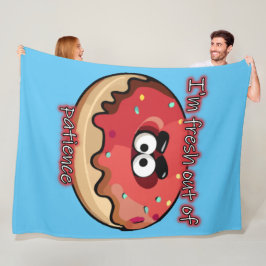 Manta Polar Donut furioso: Fresco por falta de paciencia