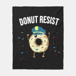 Manta Polar Donut Resist Meme Funny Police Officer Apoya El