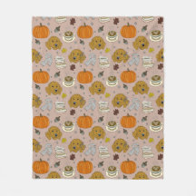 Doodle de Goldendoodle de clima de suéter de otoño