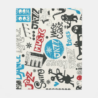 Manta Polar Doodle de Jazz: Mezcla de Música Ecléctica