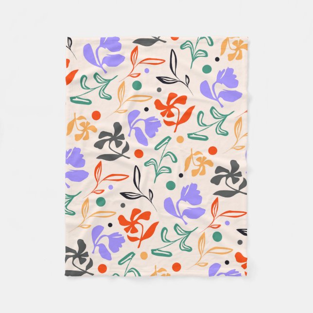 Manta Polar Doodle Garden (Anverso)