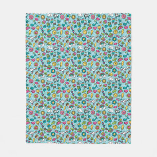 Manta Polar Doodles totalmente curados