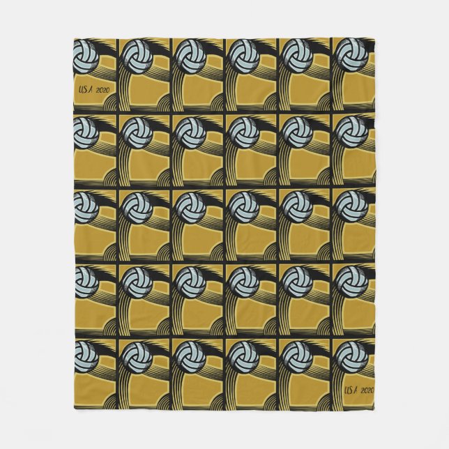 Manta Polar Dorado- (Anverso)