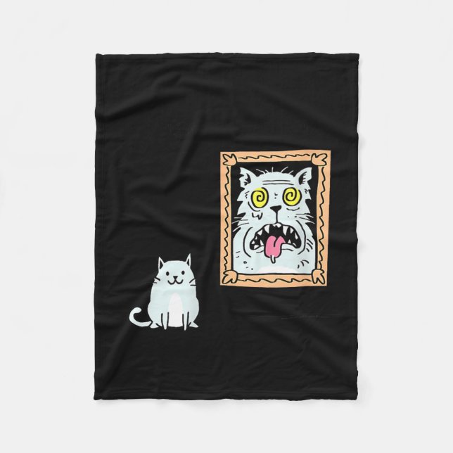 Manta Polar Dorian Gray's Cat Teeshirt From Skunkbear  (Anverso)