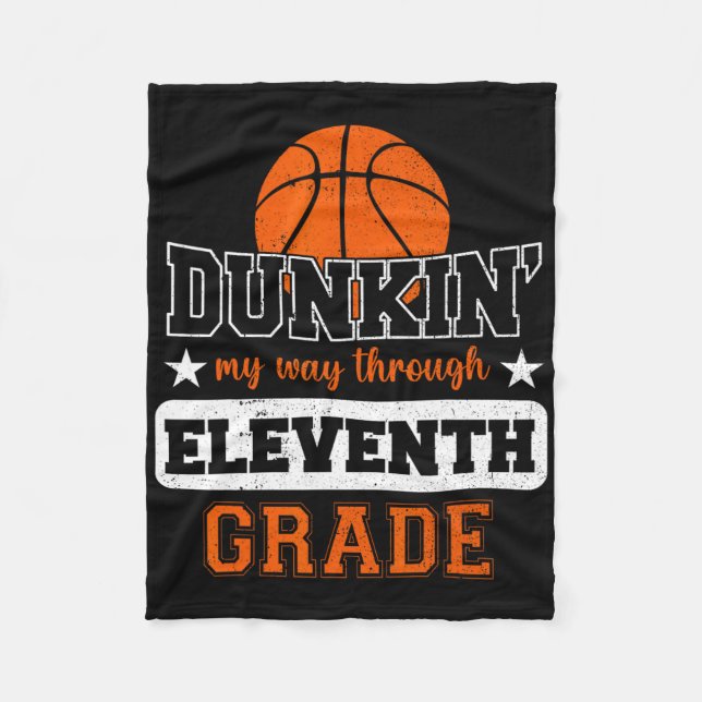 Manta Polar Dormí mi camino a través del 11º grado Bysketbyll  (Anverso)