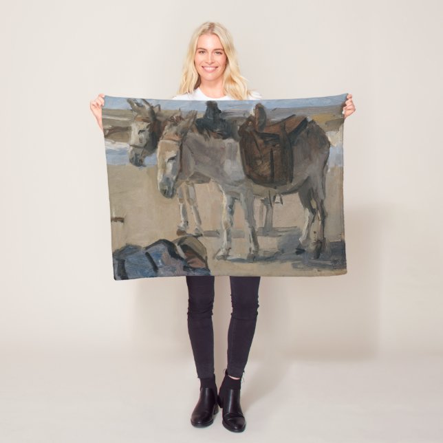 Manta Polar Dos burros (de Isaac Israels) (In situ)