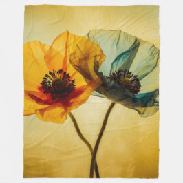 Manta Polar Dos flores