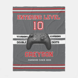 Manta Polar Double digits! Perfect Ten Year old Birthday  Flee