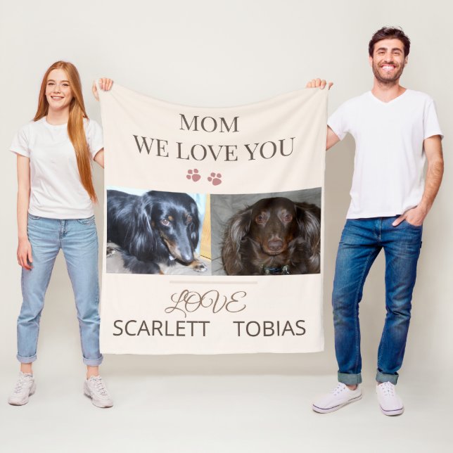 Manta Polar Double the Love, Mom (In situ)