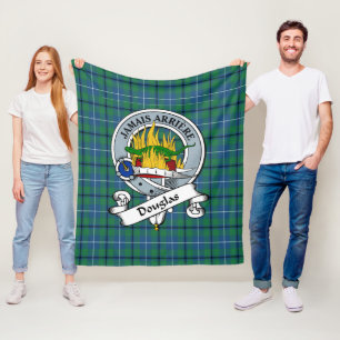 Manta Polar Douglas Ancient Clan Badge Tartan Plaid