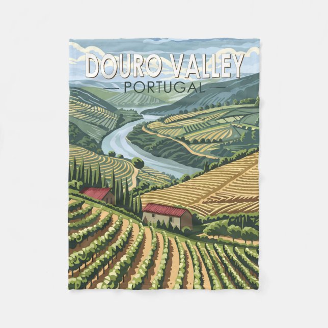 Manta Polar Douro Valley Portugal Viaje al arte (Anverso)