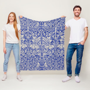 Manta Polar Dove y Conejo, William Morris