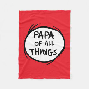 Manta Polar Dr. Seuss   Cosa 1 Cosa 2 - Papá de todas las cosa