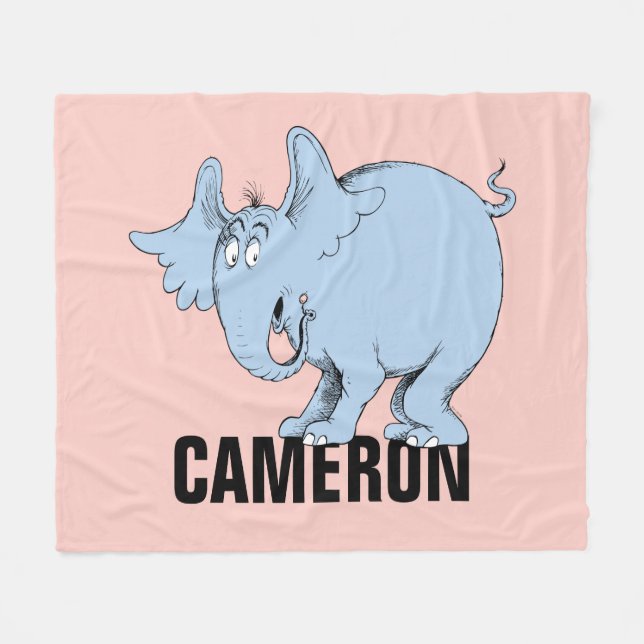 Manta Polar Dr. Seuss | Horton Hears Whats (Frente (Horizontal))