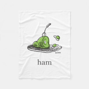 Manta Polar Dr. Seuss   Huevos verdes con jamón