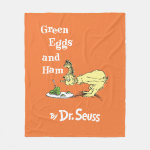 Manta Polar Dr. Seuss Huevos verdes con jamón