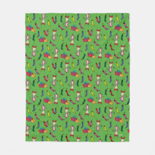 Manta Polar Dr. Seuss The Grinch Cindy-Lou Who Pattern